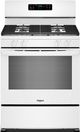 Whirlpool® 30” White Freestanding Gas Range with Crispy Mode and Dishwasher Safe Grates-0