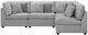 Coaster® Cambria 4-Piece Gray Modular Sectional-1