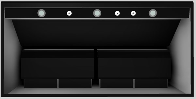 Vent-A-Hood® 48" Black Wall Mounted Range Hood-3