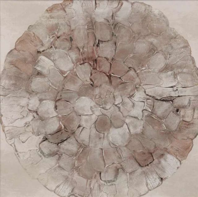 StyleCraft Rose Plate Light Orange/Nickel Antique Wall Art-1