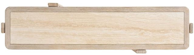 Universal Explore Home™ Modern White Console Table with Desert Base-2