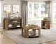 Homelegance® Ellis Brown Cocktail Table with Swivel Top-1