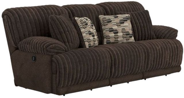 Catnapper® Hollifield Chocolate Reclining Sofa-0