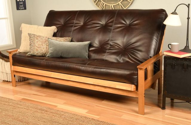 Kodiak Furniture Oregon Trail Java 8" Coil Hinged Innerspring Queen Futon Mattress -2