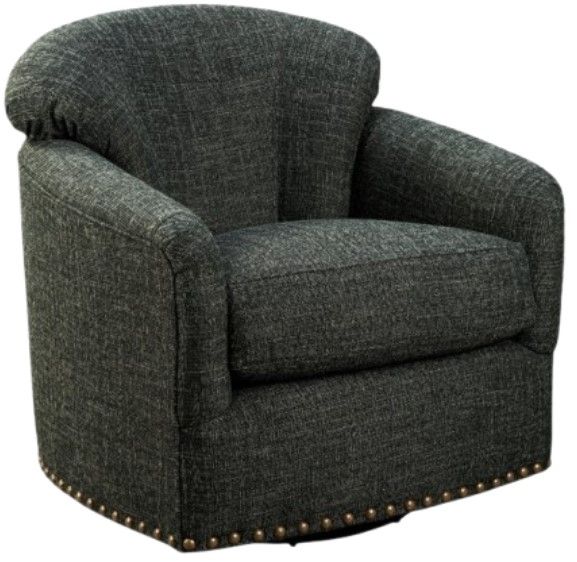 Craftmaster® Customizable CM Modern Swivel Arm Chair-3