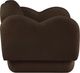Meridian Furniture Bloom Brown Teddy Fabric Accent Chair-2
