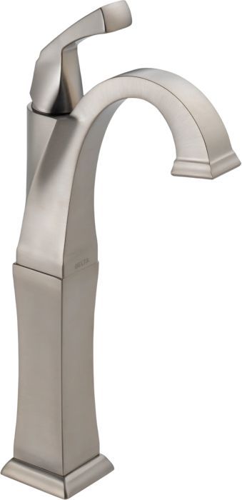 Delta Dryden® Stainless Single Handle Vessel Bathroom Faucet-0
