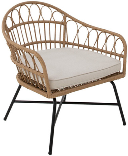 Signature Design by Ashley® Hoonah Black/Cream/Natural Accent Chair-0