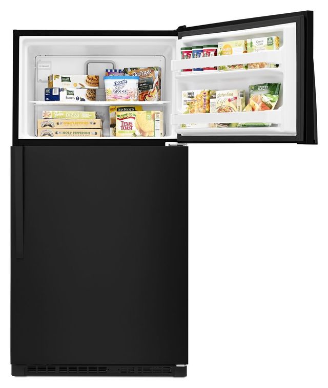 Whirlpool® 33 in. 20.5 Cu. Ft. Black Top Freezer Refrigerator-5