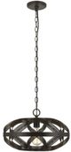 Cal® Lighting & Accessories Alma Dark Bronze Pendant-0