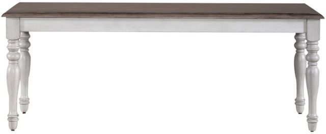 Liberty Furniture Ocean Isle Antique White/Weathered Pine Dining Bench-2