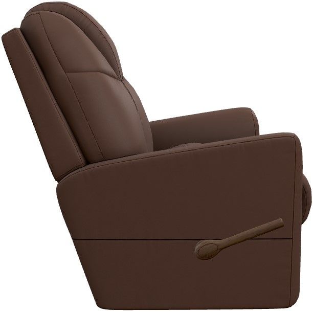La-Z-Boy® Sparrow Chestnut Leather Manual Wall Recliner-2