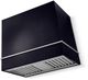 La Cornue Cornufé Loge 36" Gloss Black Wall Mounted Range Hood with Satin ChromeTrim-0