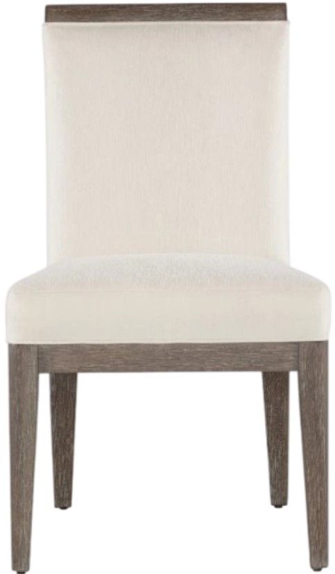 Hooker® Furniture Modern Mood Cottony Cotton/Mink Upholstered Dining Side Chair-2
