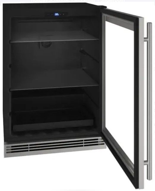 U-Line® 24" Stainless Steel Compact Refrigerator-1