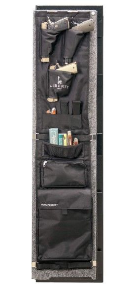 Liberty Safe Black 17-18'' Gun Safe Door Panel Organizer-0