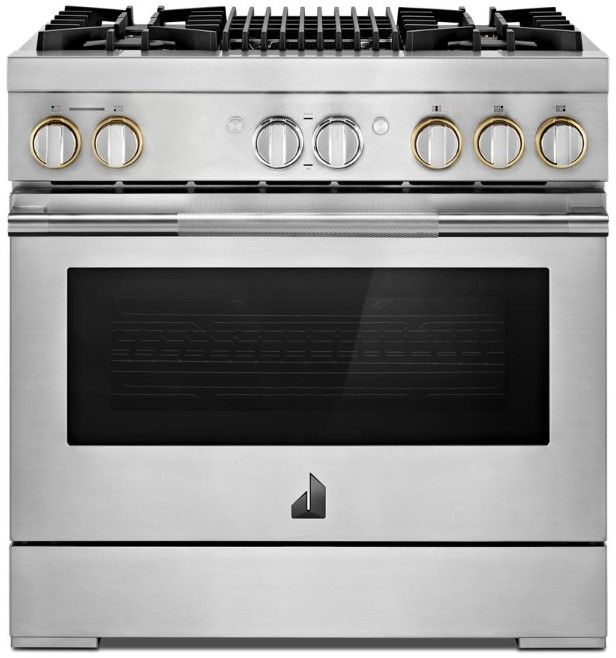 JennAir® RISE™ 36" Stainless Steel Pro Style Dual Fuel Range-0