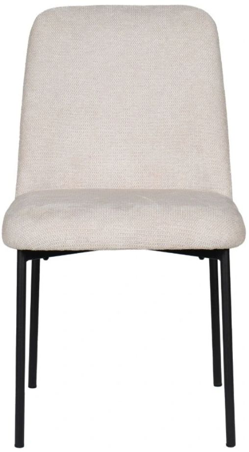 New Classic® Home Furnishings Erik Beige/Black Upholstered Dining Side Chair-2