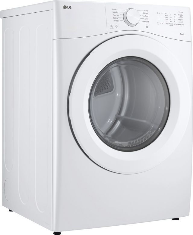 LG 7.4 Cu. Ft. White Front Load Gas Dryer with High Efficiency Control Dryer™-2