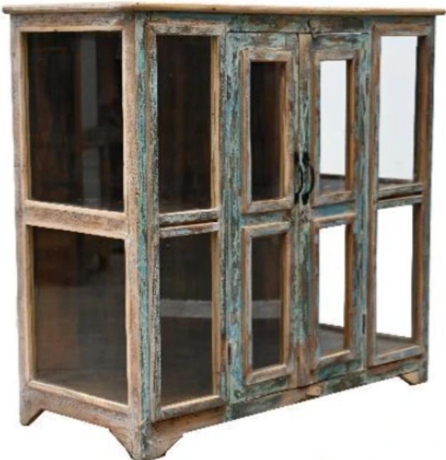 Jaipur Furniture Wdn Light Brown Royal Trophy Cabinet-0