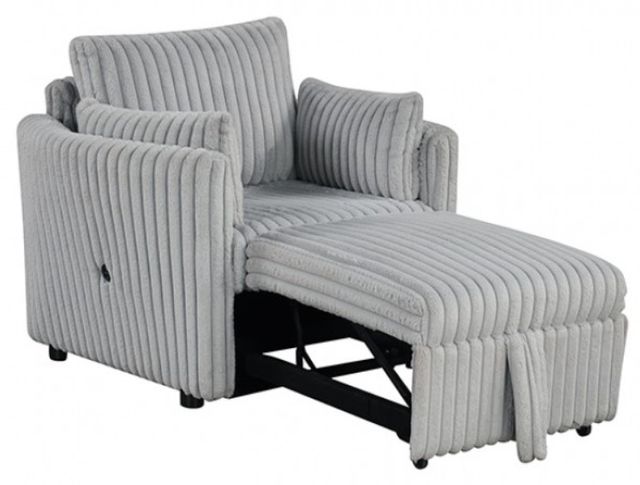 Furniture of America® Denholme Gray Chair-1