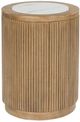 Signature Design by Ashley® Camdill Faux Marble Top End Table with Light Brown Base-0