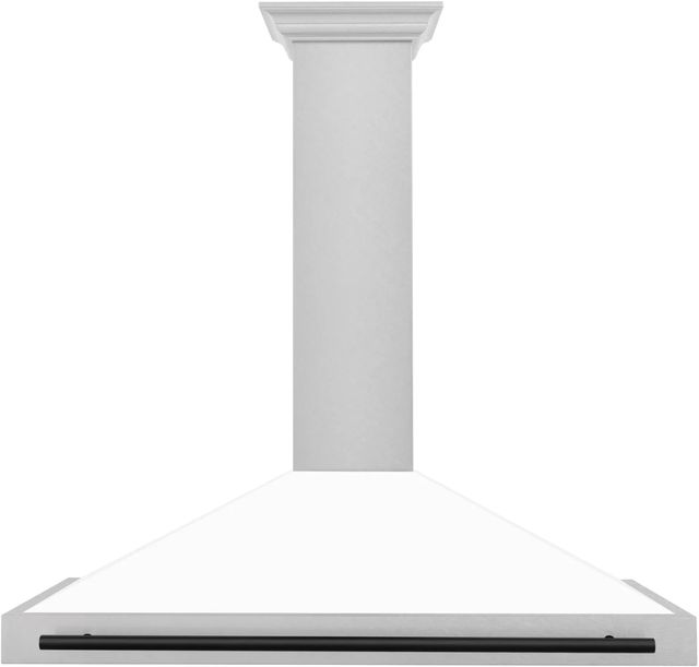 ZLINE Autograph Edition White Matte Wall Mounted Range Hood 
