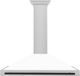 ZLINE 48" Autograph Edition White Matte Wall Mounted Range Hood -0