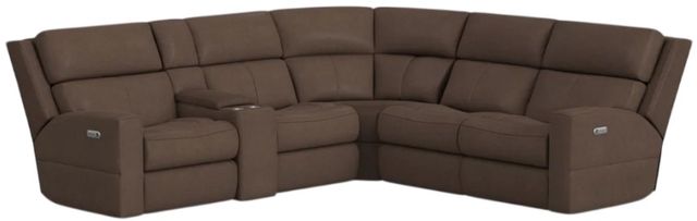 Flexsteel® Customizable Score Power Reclining Sectional-0