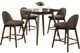 Winners Only® Santana Brown Counter Dining Table-3