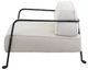 YHD Leilah Polar White Accent Chair-2