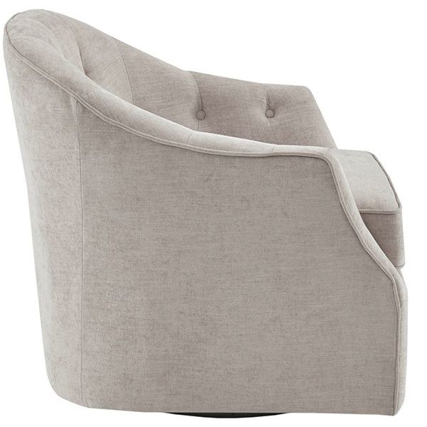Olliix by Madison Park Calvin Natural Swivel Chair-2