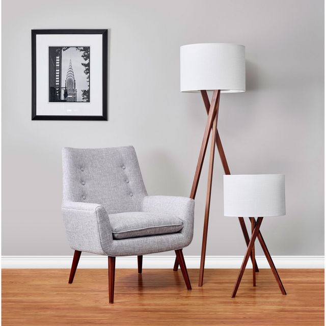 Adesso® Brooklyn Walnut Floor Lamp-3