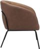 Zuo® Modern Quinten Vintage Brown Accent Chair-2