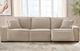 Benchcraft® Carceri 3-Piece Cashmere Power Reclining Small Spaced Sectional Sofa-5