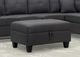 Titus Furniture Charcoal Storage Ottoman-3