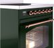 Ilve® Nostalgie II Series 30" Emerald Green Pro Style Induction Range-4