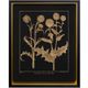 Stylecraft Thistle Black/Gold Wall Art-0