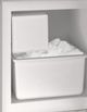 U-Line® Marine Series 14" 23 lb. Black Solid Ice Maker-1