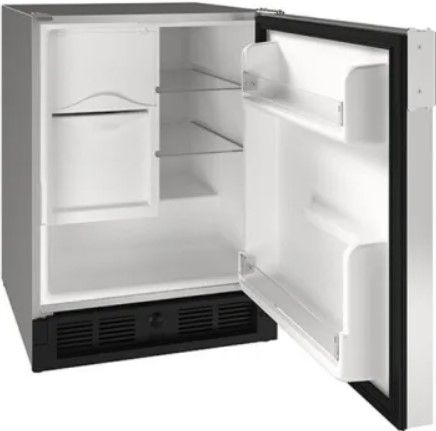 U-Line® Black 21" Compact Refrigerator-1