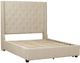 Homelegance® Fairborn Beige Eastern King Platform Bed-3