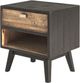 Moe's Home Collection Nova Black/Natural Nightstand-3