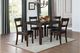 Mazin Furniture Oklahoma Espresso 5 Piece Dining Table Set-2