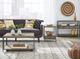 Null Furniture 3021 Gunmetal/Weathered Pine Cocktail Table-1