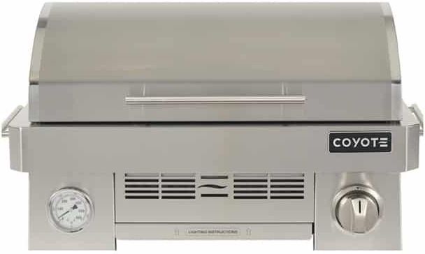 Coyote® Outdoor Living 1-Burner Stainless Steel Portable Liquid Propane Grill-0