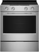KitchenAid® 30" 5-Burner PrintShield™ Stainless Finish Glass Top Slide-In Electric Range-0