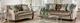 Furniture of America® Elicia 2-Piece Champagne Living Room Set-0