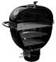Weber® Summit® Kamado E6 Black 24" Portable Charcoal Grill-3
