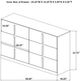 Coaster® Ines White High Gloss Bedroom Dresser Cabinet-2