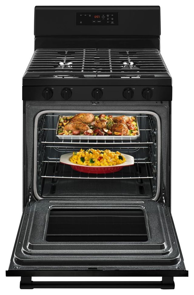 Maytag® 30" Black Freestanding Gas Range-1